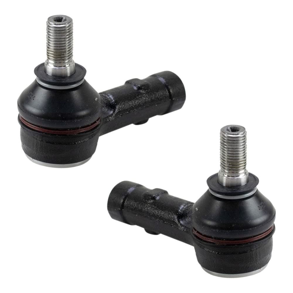 TRQ Front Outer Tie Rod Set Compatible with 2013-2015 Chevrolet Spark 2014-2016 Spark EV