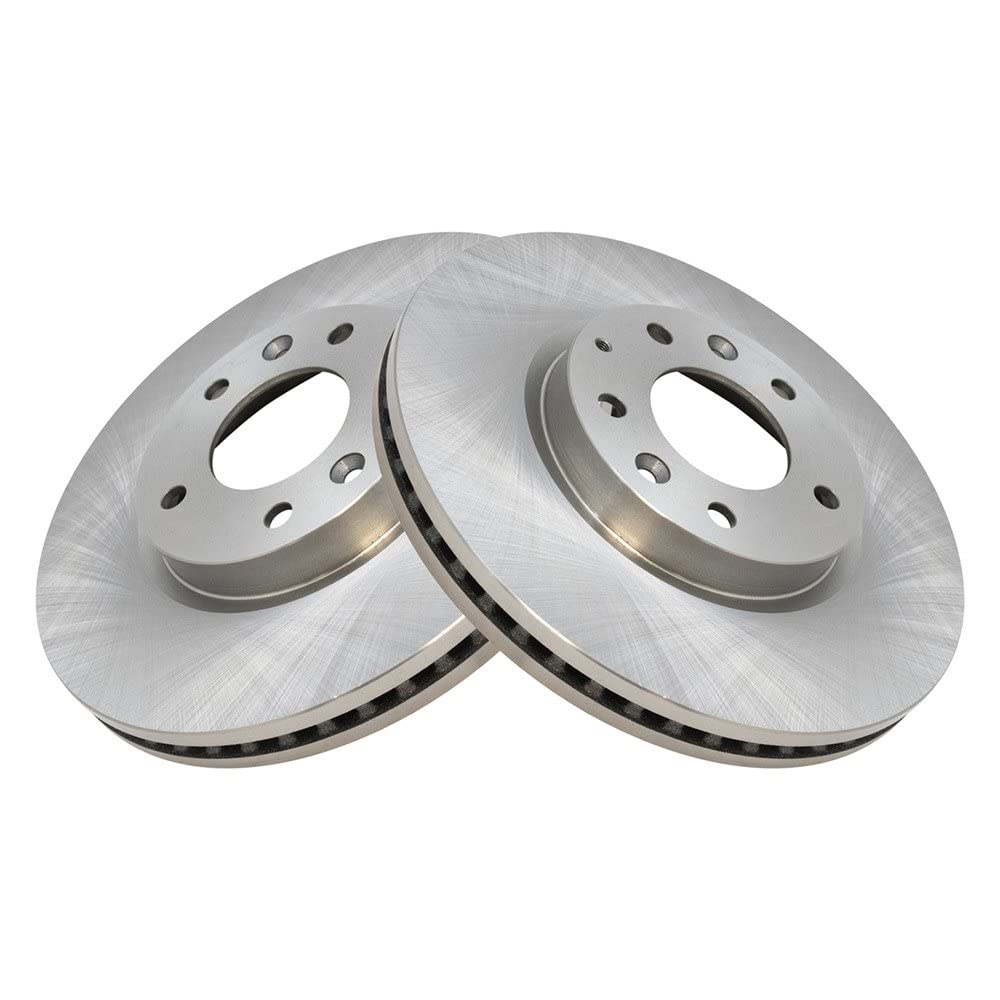 Trq Front Brake Rotors Set Vented Compatible With 2007-2012 Mazda Cx-7