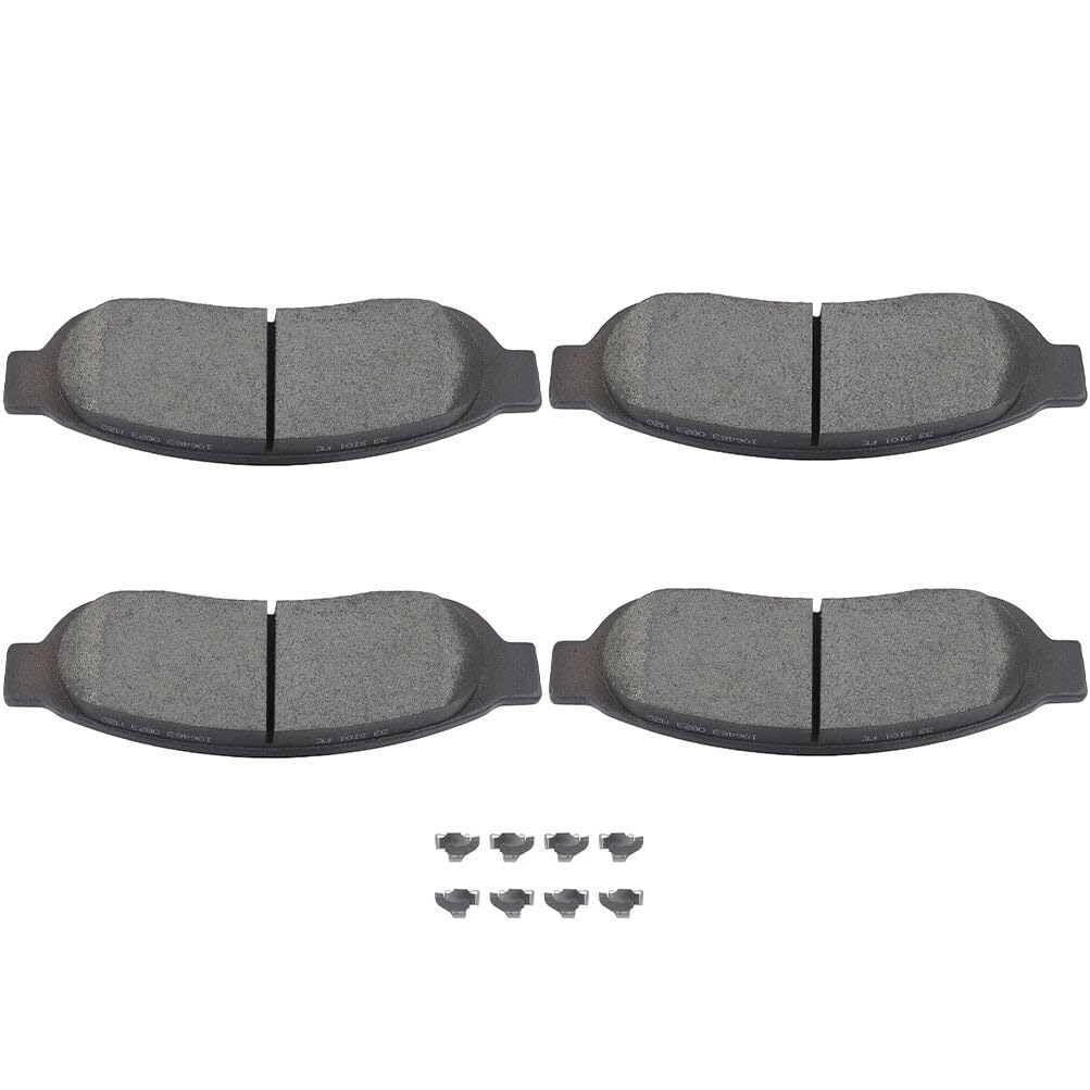 Scitoo D1067 Rear Semi-Metal Brake Pads Sets Fit For Ford For F-250 Super Duty 2005-2012,For Ford For F-350 Super Duty 2005-2012