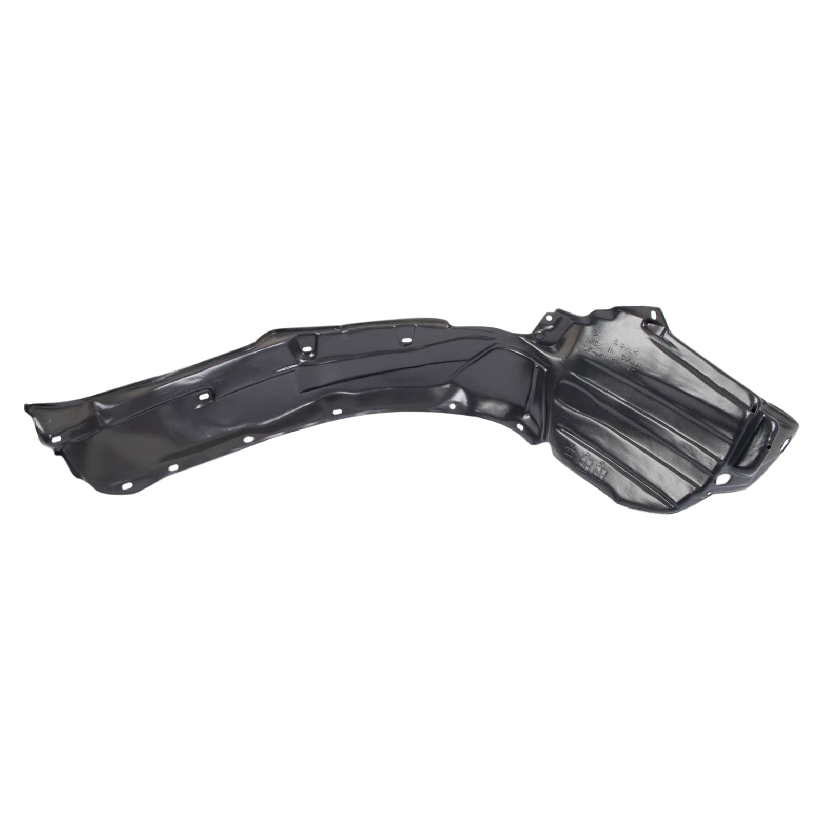 Trq Front Inner Fender Liner Set Compatible With 2002-2005 Honda Civic Ho1248119 Ho1249119