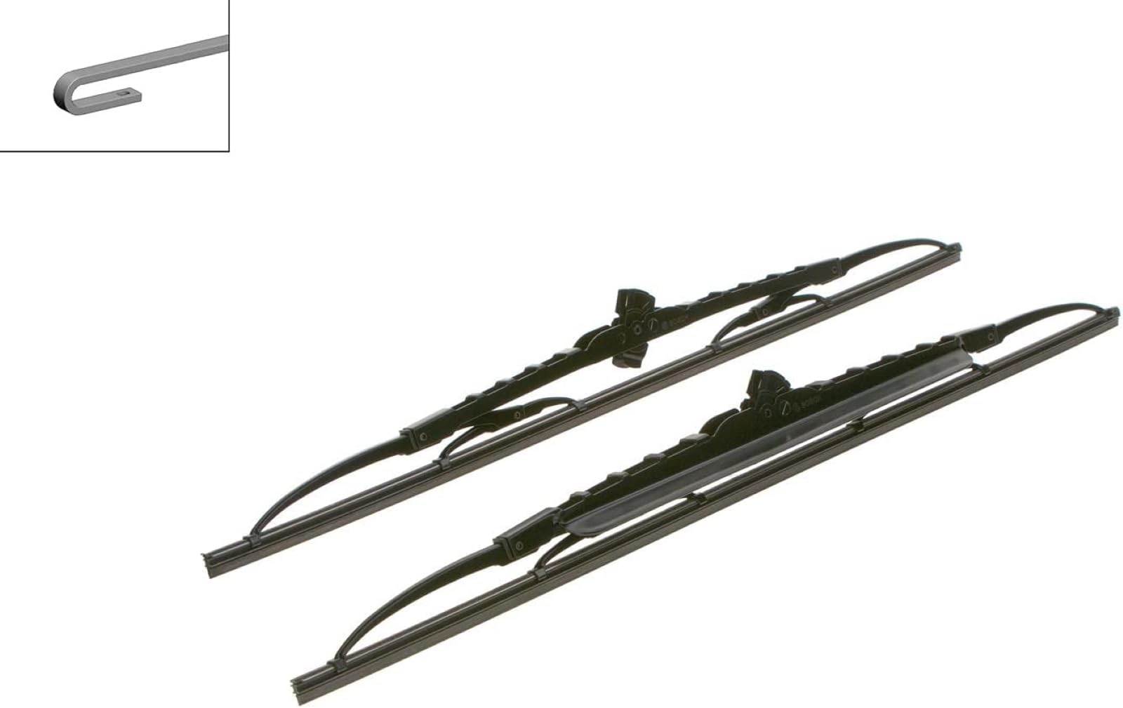 Bosch 3397118404 Twin Spoiler Original Equipment Replacement Wiper Blade - 21'/20' (Set Of 2)