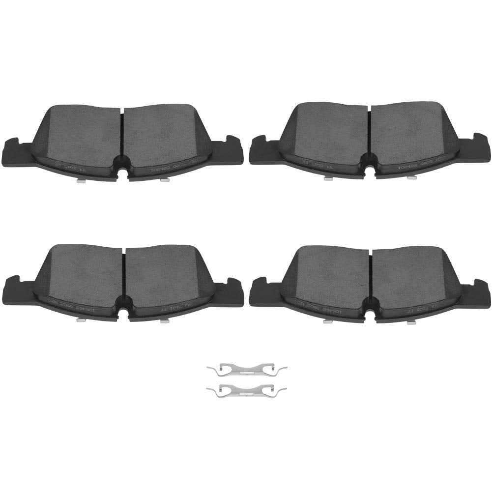 SCITOO Disc Brake Pads Kits D1629-8856 Ceramic Front Brake Pads Set Fit For Dodge For Durango 2017-2020,For Jeep For Grand Chero