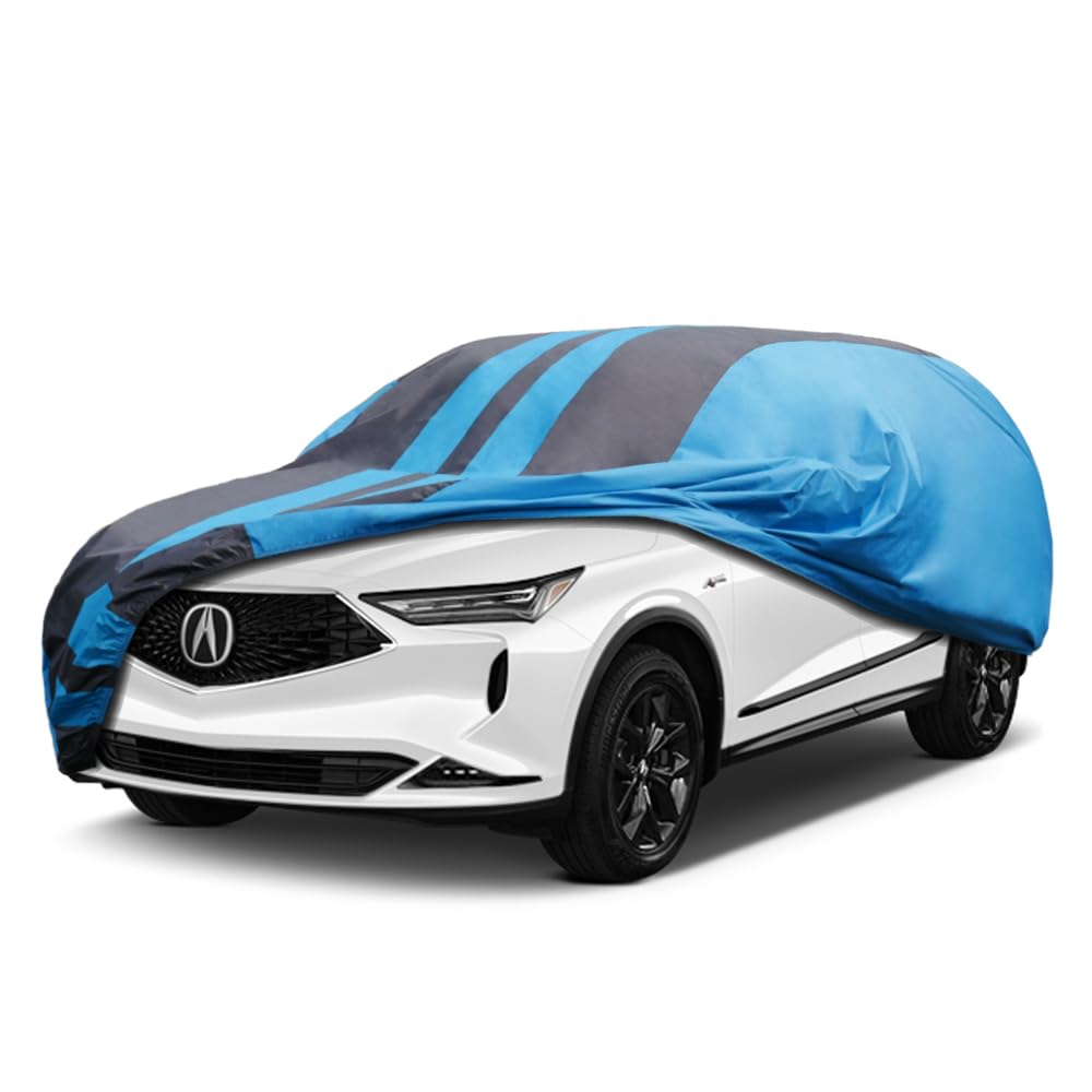 Kaugung Car Cover Waterproof Custom Fit Acura RDX(2007-2025), Full Exterior Cover for Automobiles Lightweight Resistant Outdoor 