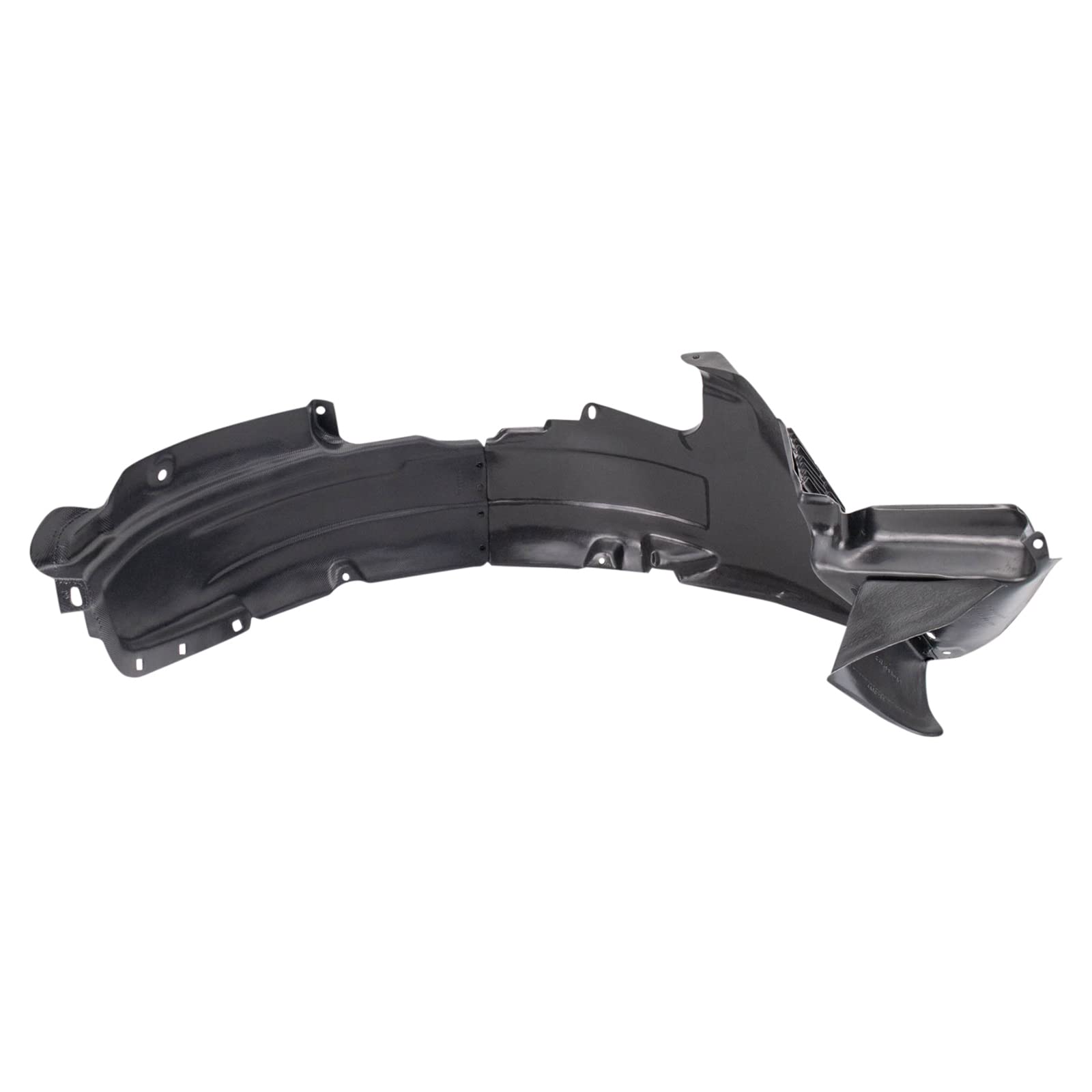 Trq Front Inner Fender Liner Set Compatible With 2010-2012 Hyundai Santa Fe Hy1248123 Hy1249123