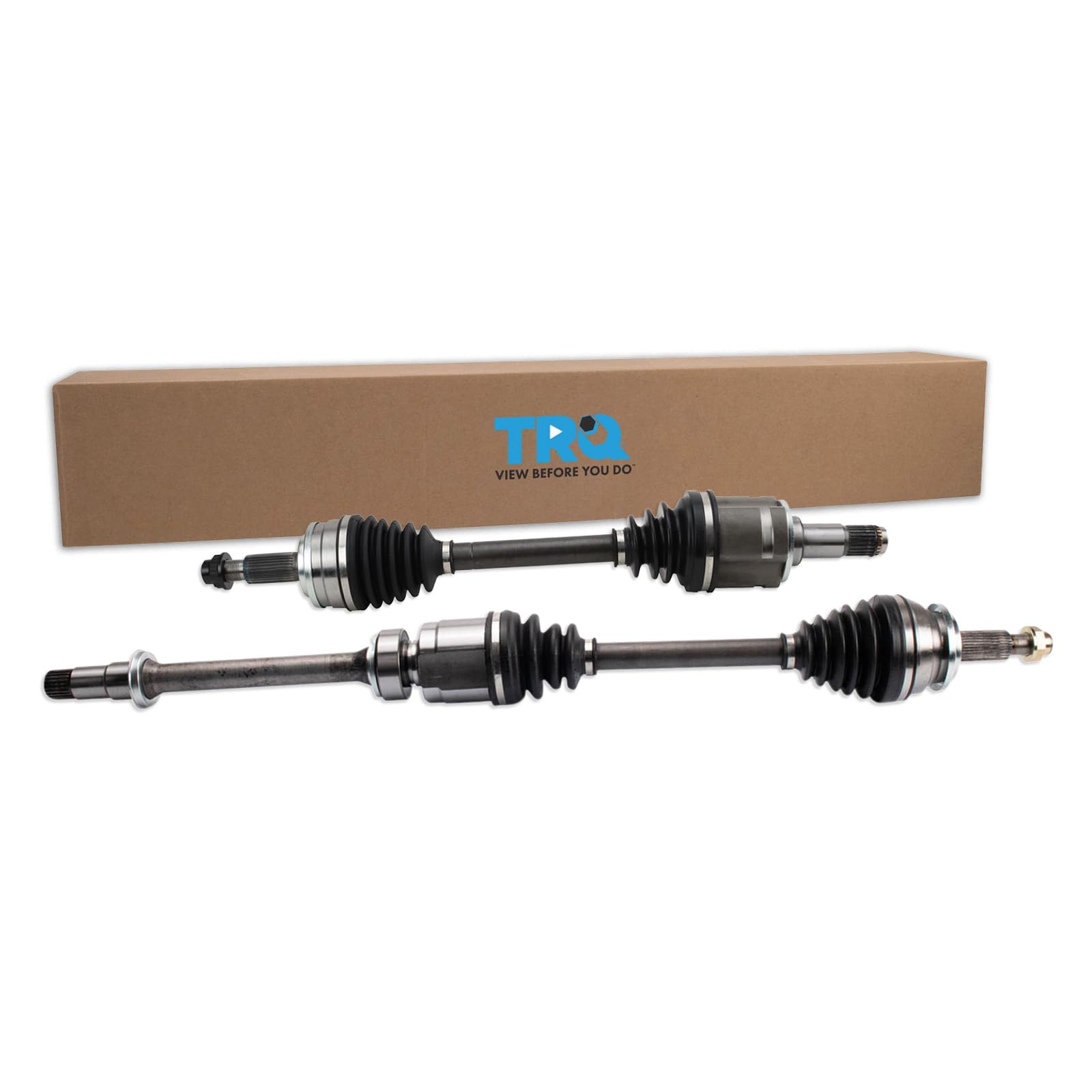 TRQ CV Axle Shaft Assembly Set Compatible with 16-18 Toyota RAV4