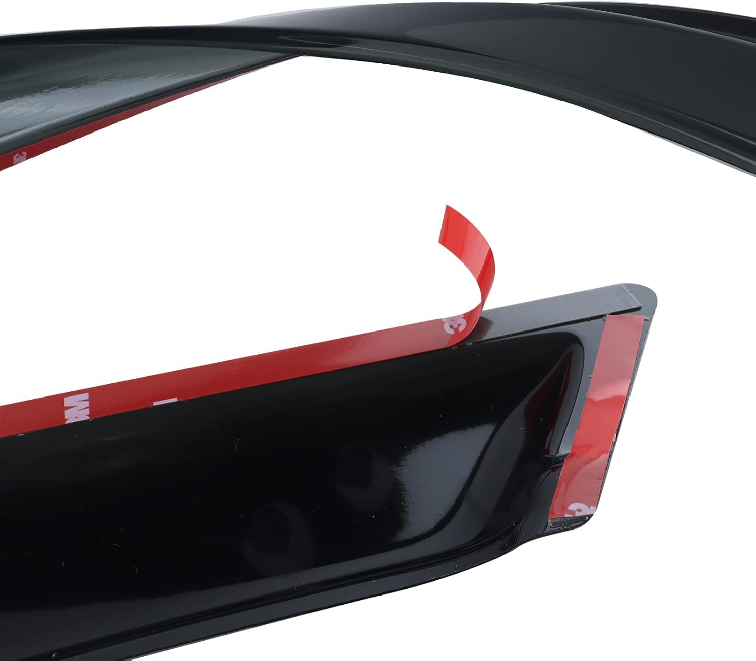 Zzdsnj Tape-On Window Visors 4-Piece For 2022-2025 Honda Civic Sedan Sun Rain Guards Shield Shade Smoke