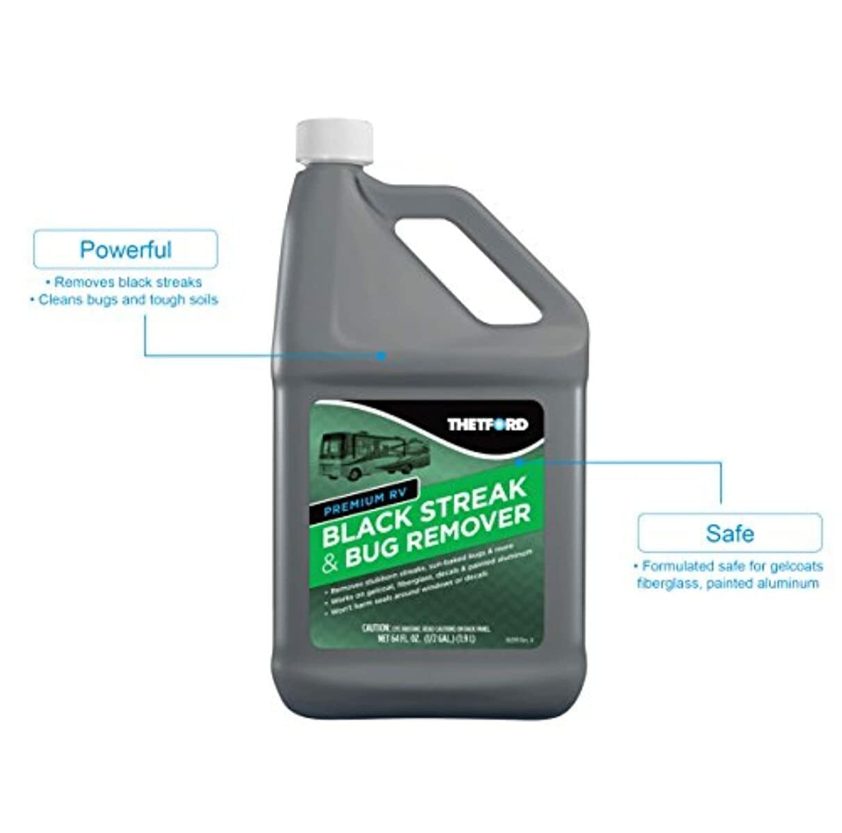 Thetford Premium Rv Black Streak And Bug Remover - 64 Oz 96015