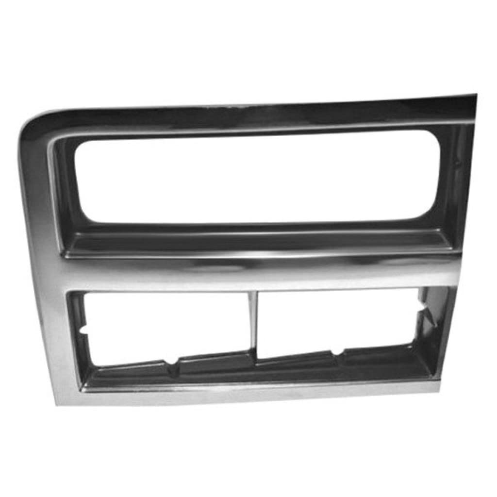 KarParts360 For Chevy Blazer/Suburban 1990 1991 Headlight Bezel Passenger Side | Chrome/Argent | w/Dual Rect | GM2513162 | 15628
