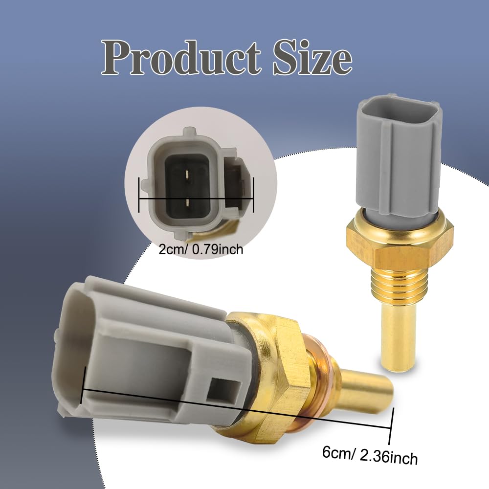 Zufoty 89422-20010 89422-35010 Engine Coolant Temperature Sensor Compatible With Toyota 4Runner Avalon Camry Corolla Highlander Matrix Rav4 Sienna Lexus Mazda