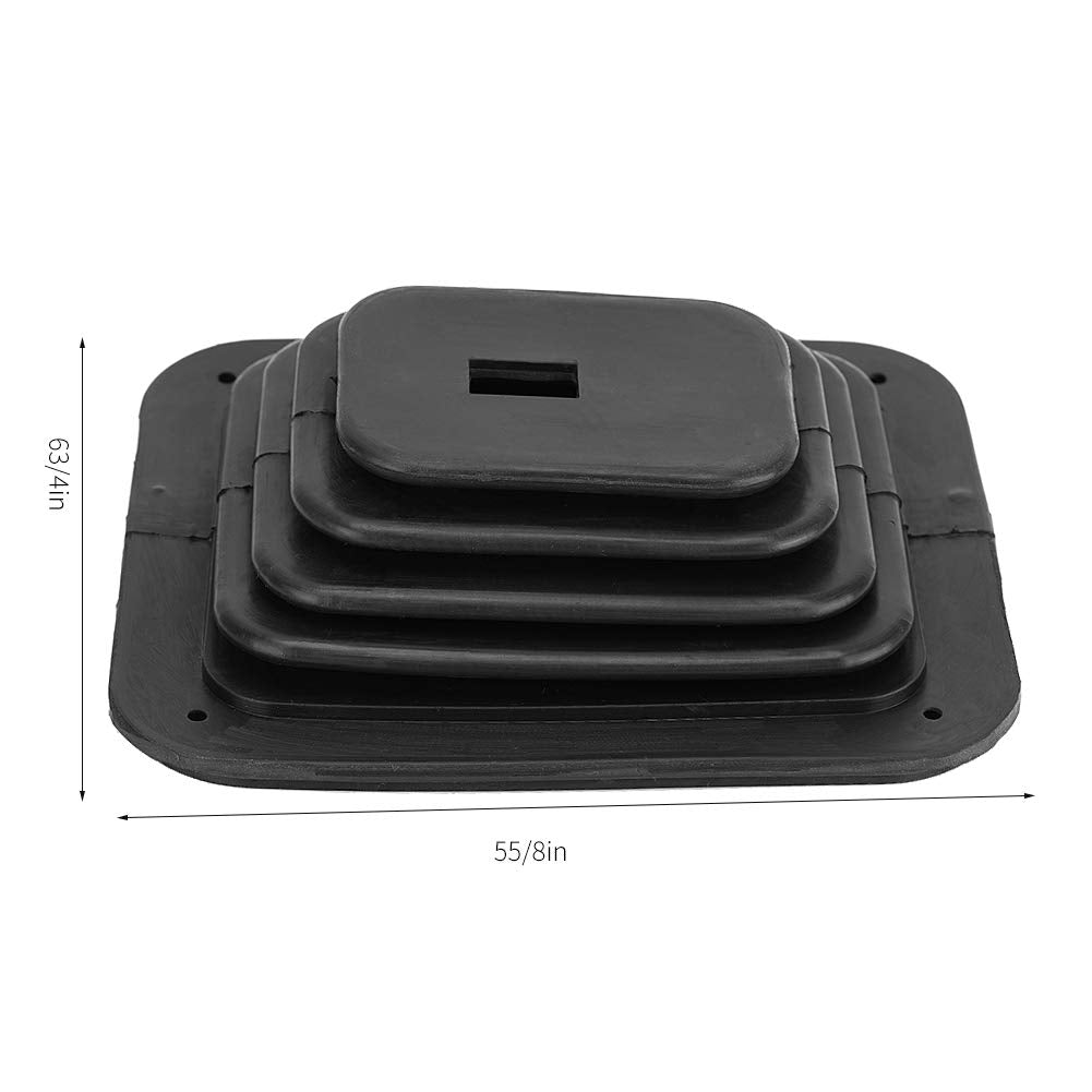 Delaman Gear Shift Boot Cover Sleek Design, Gear Shift Cover Rubber Car Shifter Boot Replacement Enhanced Dust Protection For Gm