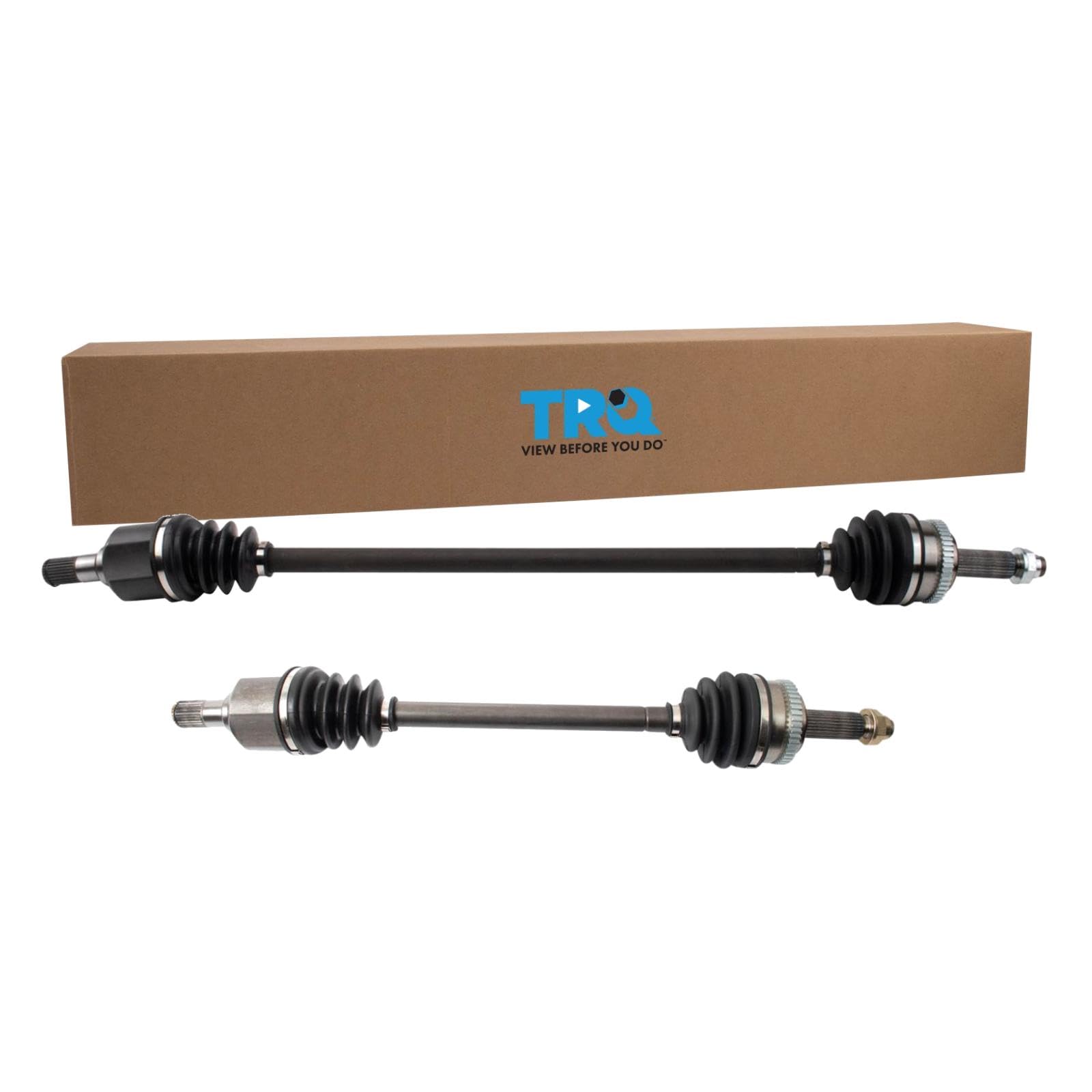 Trq Front Cv Axle Shaft Assembly Set Compatible With 2011-2016 Hyundai Elantra 2013 Elantra Coupe
