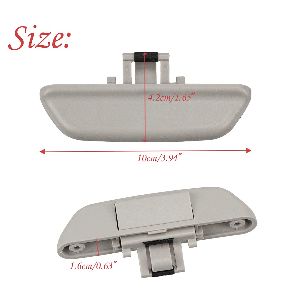 Rlb-Hilon Rear Sunroof Shade Handle Light Gray Compatible With Audi Q7 2007-2015 4L0898924B
