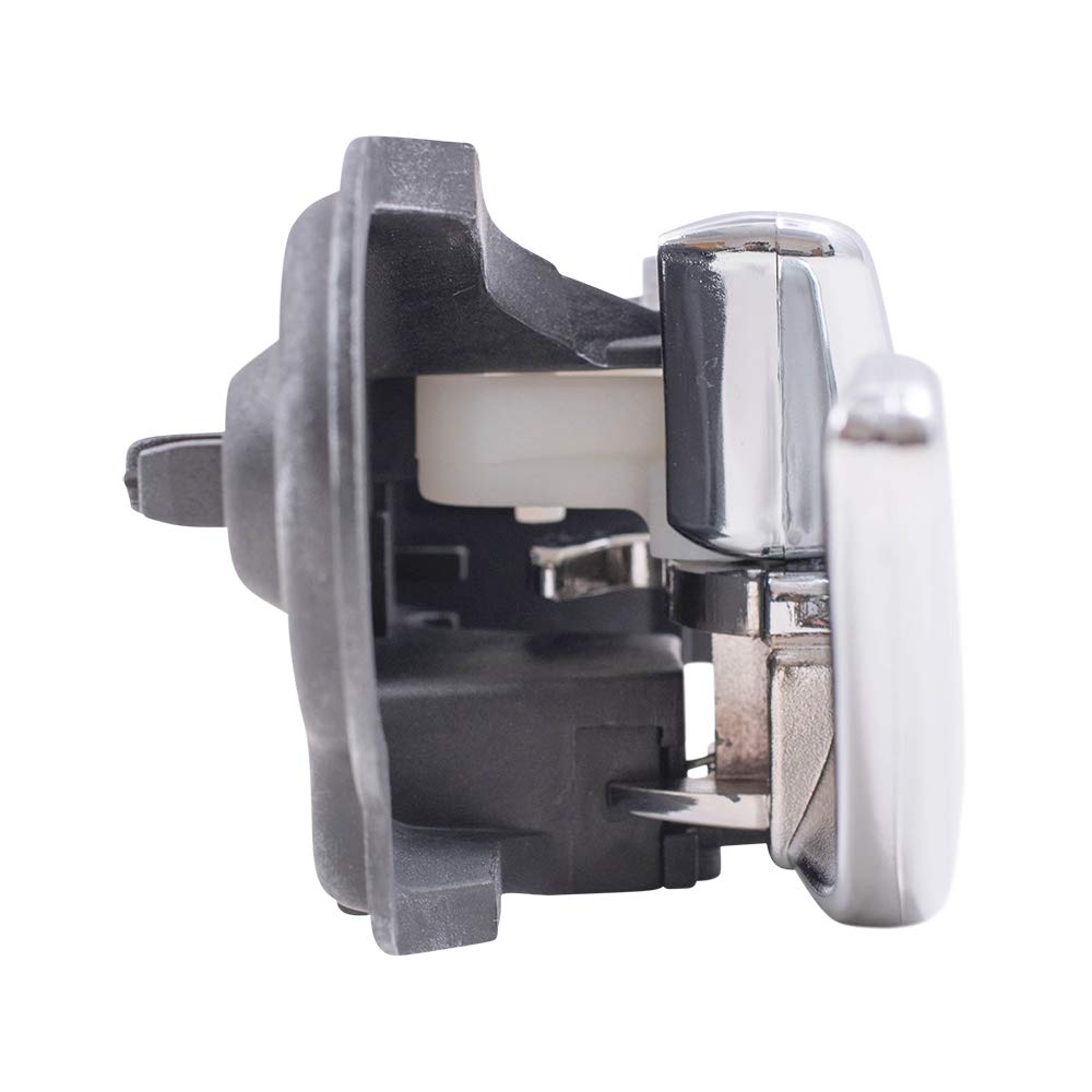 AutoandArt Brock Replacement Pair Set Inside Interior Chrome Door Handles Compatible with Escape Mariner & Hybrid Tribute EF92-73-330