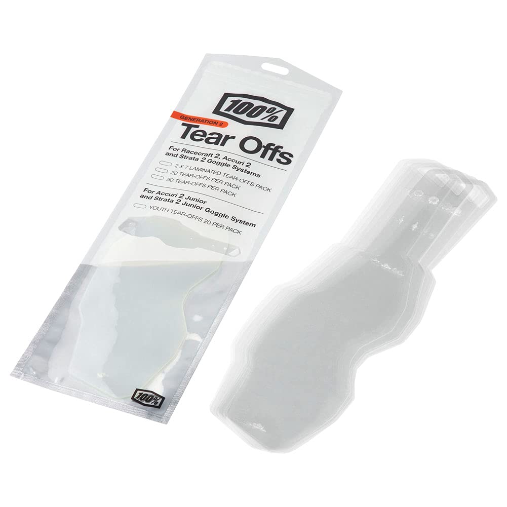 100% Rc2/Ac2/St2 Standard Tear-Offs 50 Pk