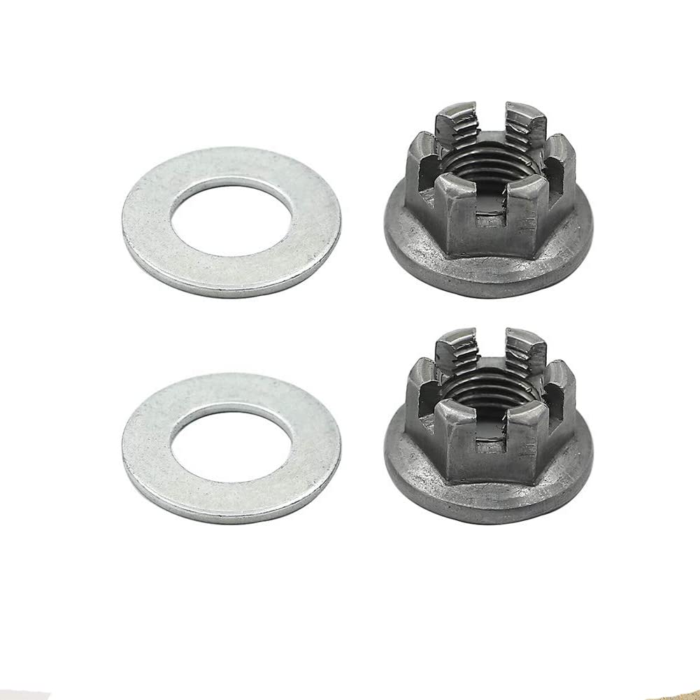 Motoparty Rear Axle Hub Castle Nut Washer For Yamaha ATV Banshee 350cc Blaster 200cc Warrior 350 Raptor 350 660 YFZ 450 Breeze M