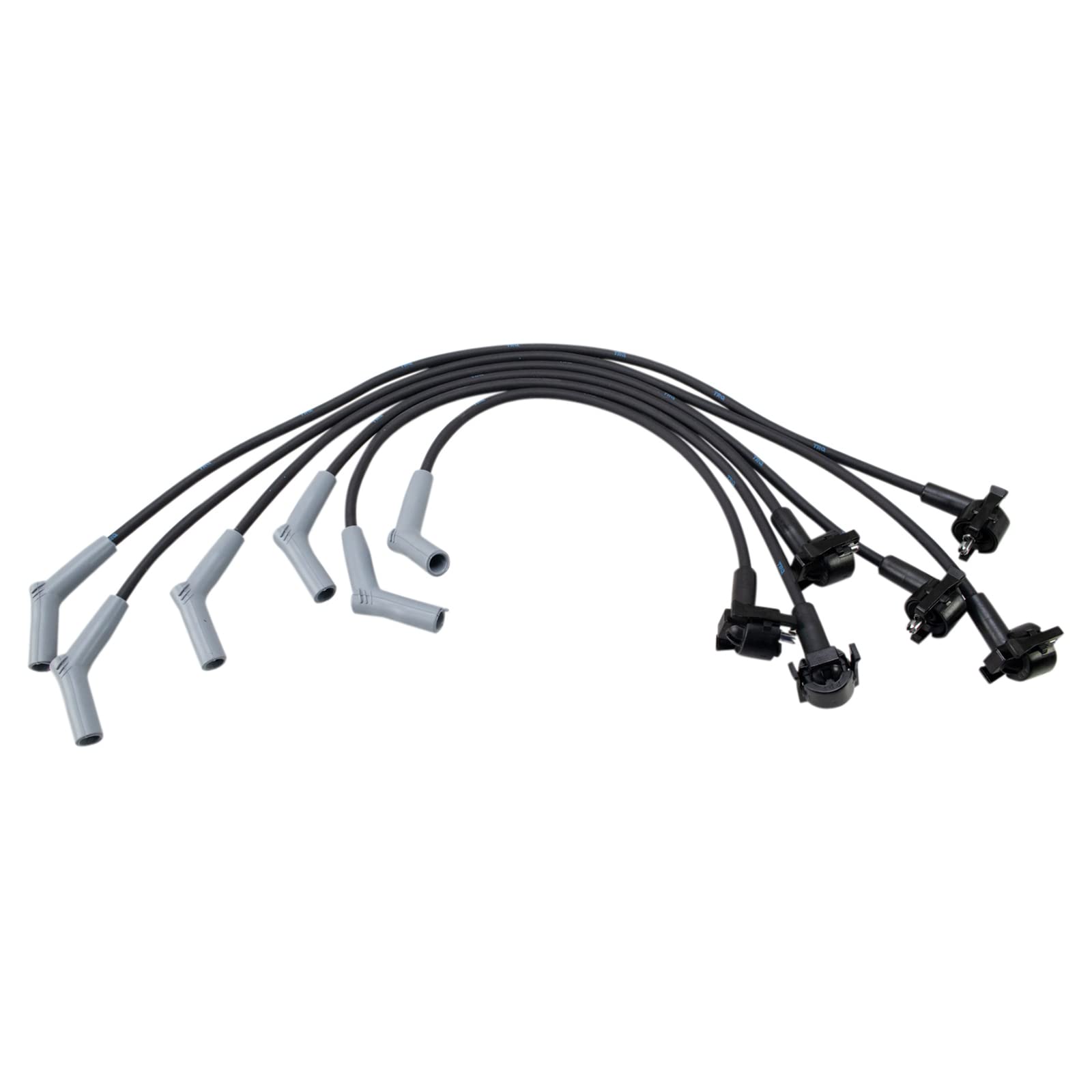 Trq Engine Ignition Spark Plug Wire Kit Set Direct Fit Compatible With 93-00 Ford Taurus 8Th Vin Digit 1 Or 2