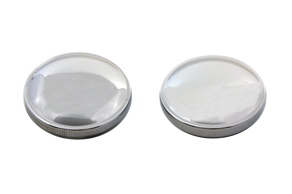 V-Twin 38-0315 - Stock Style Gas Cap Set Vented and Non-Vented Chrome
