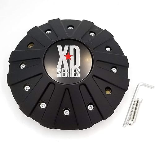 KMC Wheels XD SERIES Wheel Center Cap 846L215B Matte Black Metal