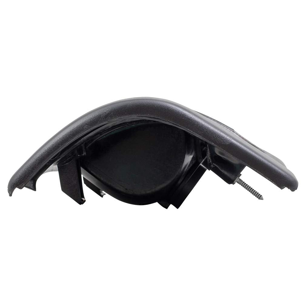 Brock Replacement Tail Lights Compatible with 1994-2001 1500 Pickup Truck 1994-2002 2500 3500 Set with Textured Black Bezels 55055265AC 55055264AC