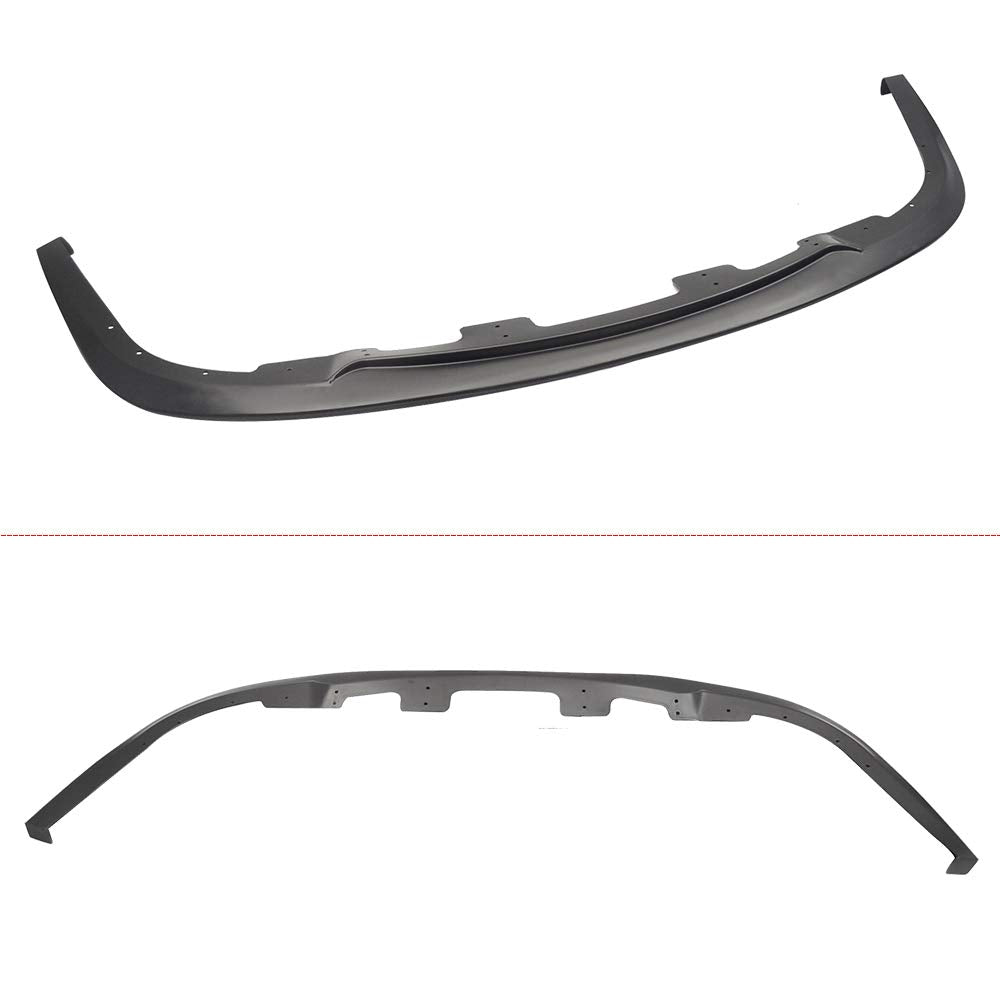 IKON MOTORSPORTS Front Bumper Lip for 2006-2007 Subaru Impreza WRX Sedan & Wagon, STI Style, Unpainted Black PP Splitter