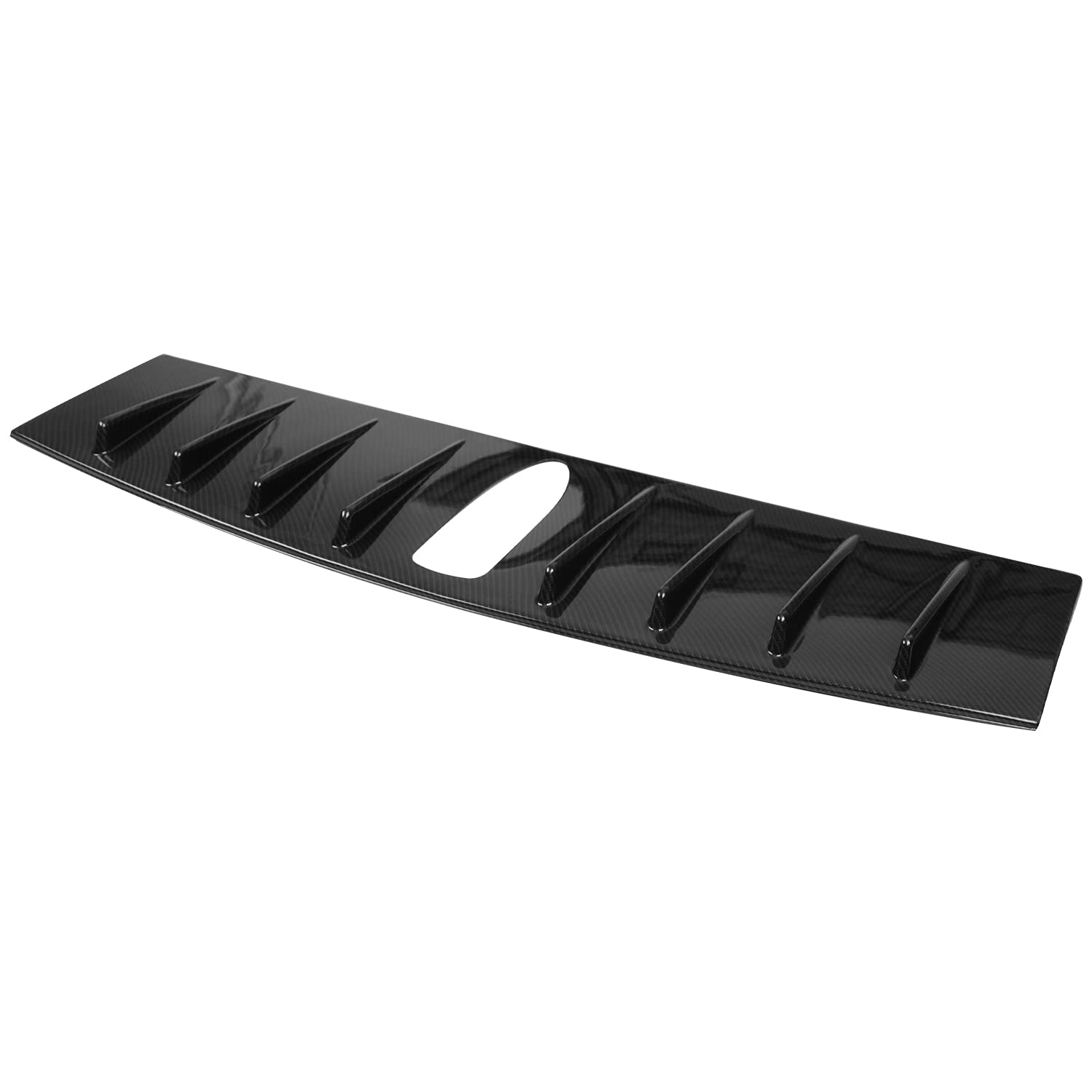 Spec-D Tuning Carbon Fiber Painted Abs Shark Fin Vortex Generator Compatible With 2015-2021 Subaru Impreza Wrx Sti Models