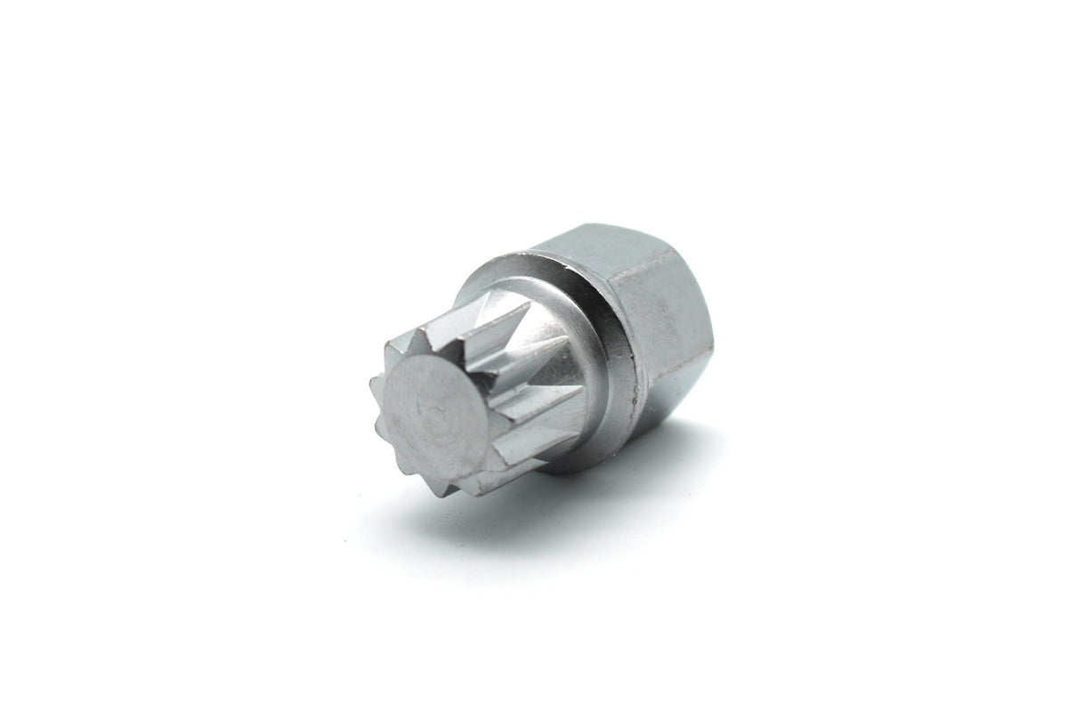 Temo Abc1/11Pt Wheel Lock Lugnut Anti-Theft Lug Nut Screw Removal Key Socket S3057 For Vw Audi