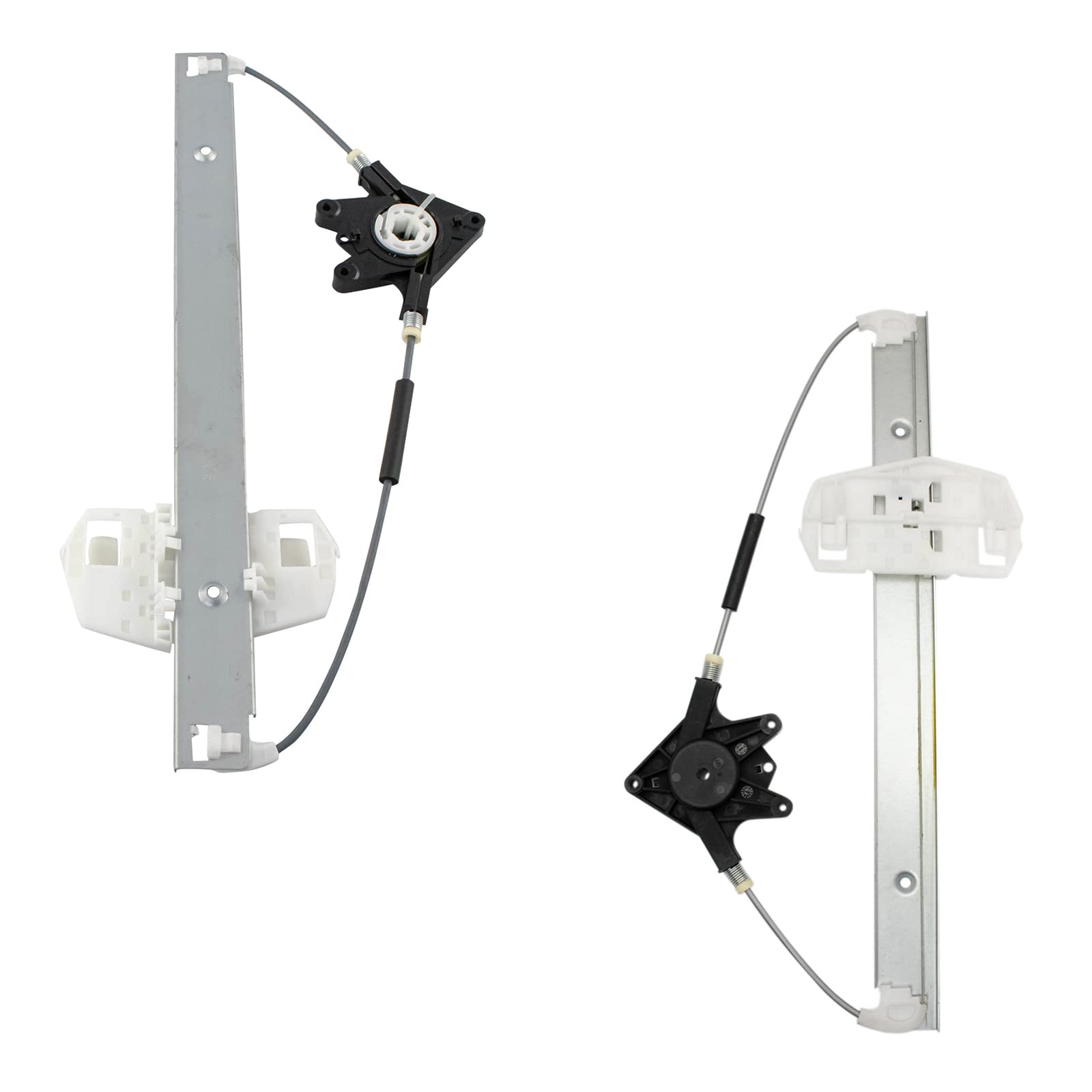 Trq Rear Power Window Regulator Set Compatible With 2007-2018 Jeep Wrangler 2018 Wrangler Jk Ch1550109 Ch1551109