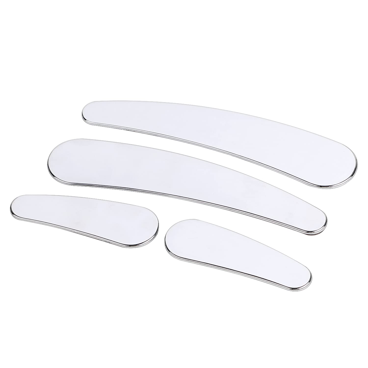 Ydlmt 4 Pcs Chrome Motorcycle Curved Swingarm Frame Insert Set Compatible With 1984-2007 Harley Heritage Softail Springer Fatboy