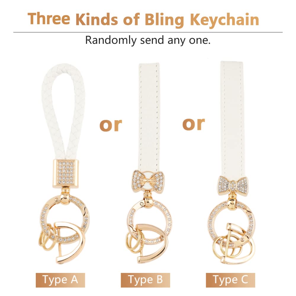 Pifoog For Mercedes Key Fob Cover Tpu Key Case Soft Car Keys Protector Fit Mercedes Benz Amg C E M S Cls Cla Glk Gla Glc Gle Smart Remote Key Keychain Girly Women White Gold