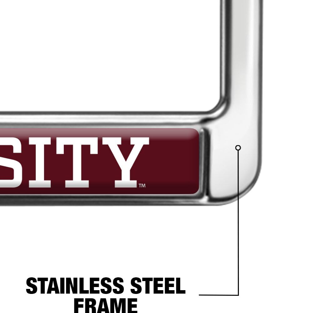 GRAPHICS & MORE Claflin University Alumni Metal License Plate Frame - Full Size, Claflin Panthers Color