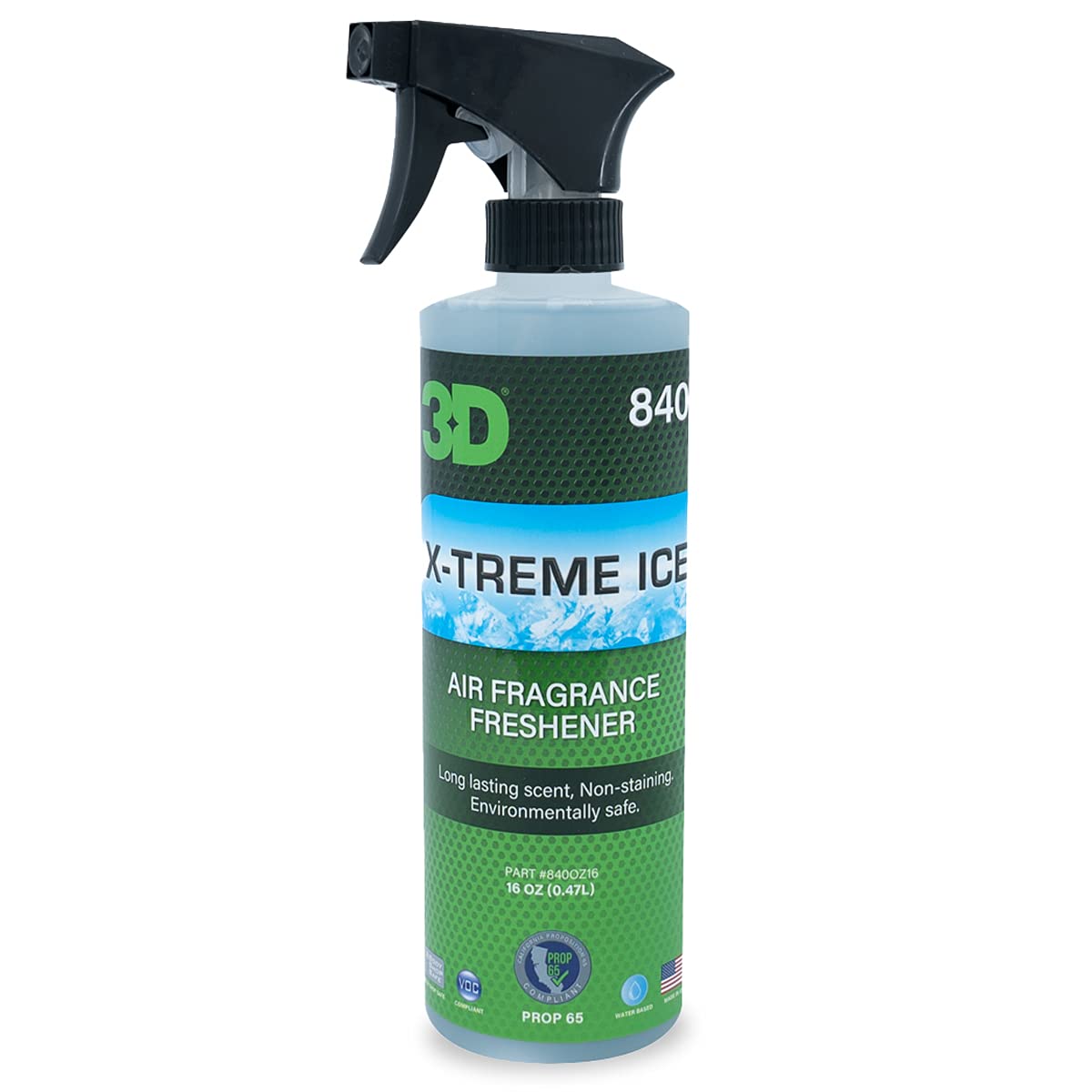 3D Car Air Freshener |16Oz. | (X-Treme Ice)