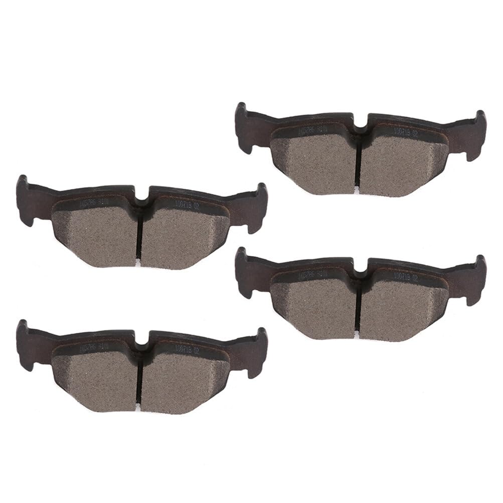 Automuto 4Pcs Rear Semi-Metallic Disc Brake Pads Set D1171 For Bmw 128I 323I 325I 325Xi 328I 328I Xdrive 328Xi X1