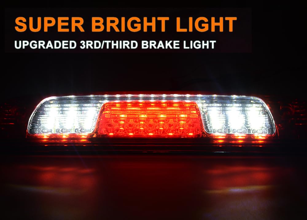 G-Plus Led Third Brake Light, Compatible With Chevy Silverado/Gmc Sierra 1500/2500Hd/3500 2014-2018 Rear 3Rd Cargo Led Tail Lamp
