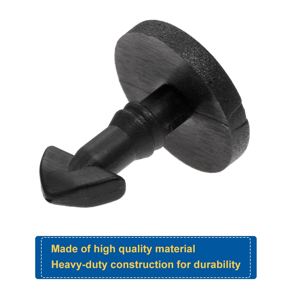 Mtsooning 10PCS Rear Bumper Tow Cover Clips, Universal Plastic Fender Retainer Bottom Shield Fastener Replacement for Land Rover Sport