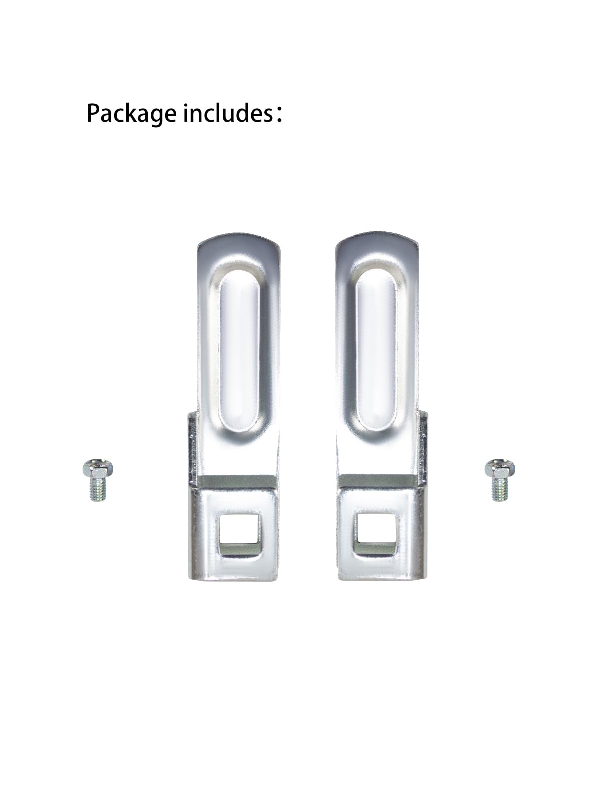 Quality Life Universal Truck Cap Camper Shell T-Handle Lock Latch Replacement - Galvanized Locking Kit for Truck Bed Topper Door