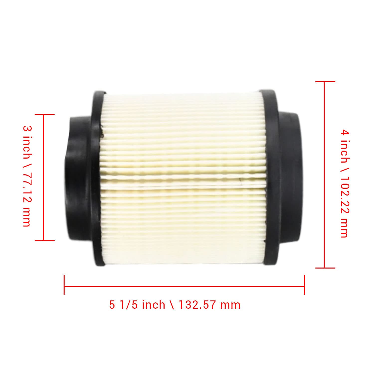 Notonmek Air Filter 1262218 for Polaris RZR 170 & Ranger UTV, Fits Models 2010-2021, Size 1