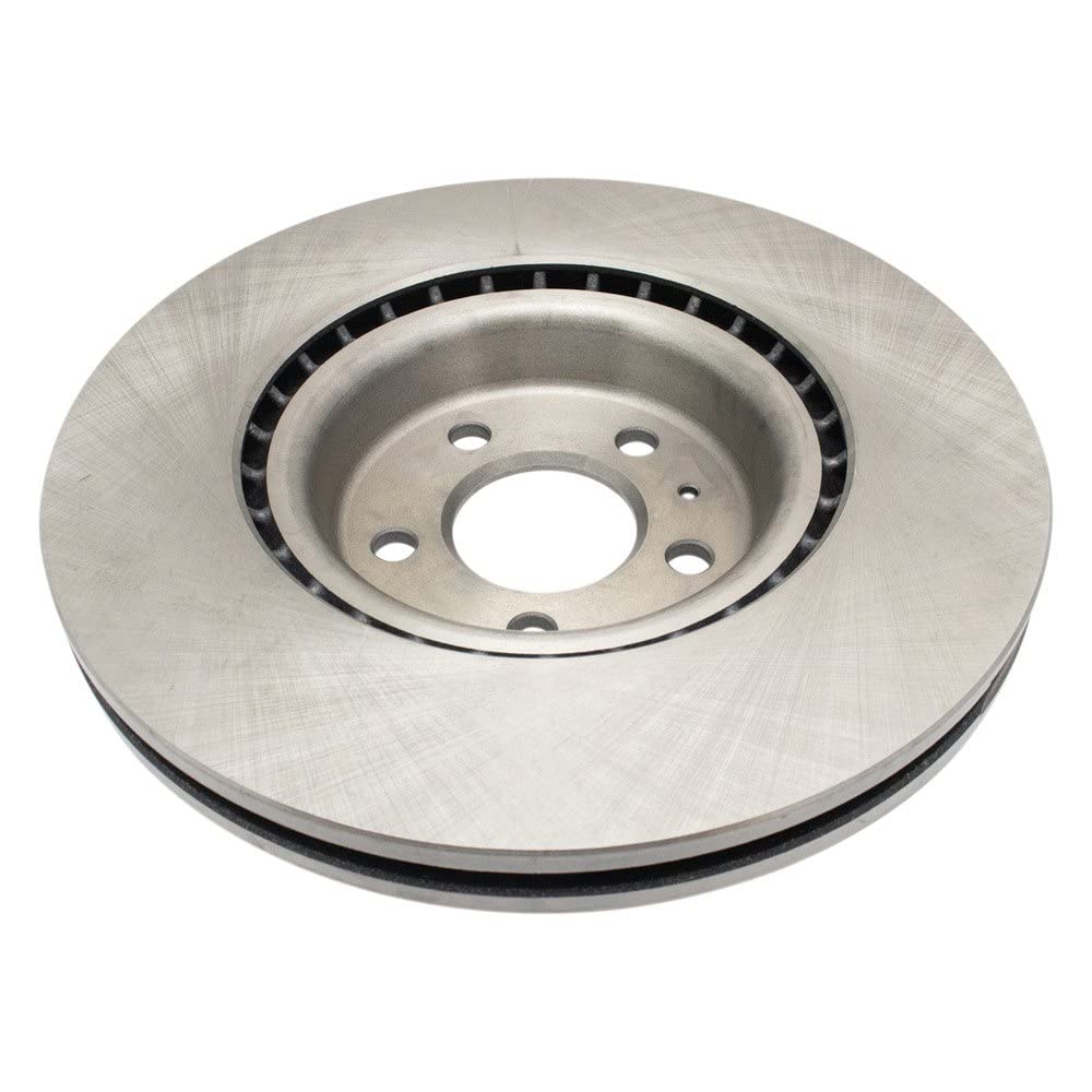 Trq Front Brake Rotors Set Vented Compatible With 2014-2015 Audi A6 A6 Quattro 2013-2015 A7 Quattro 2013-2017 Q5 2012-2016 S4 20