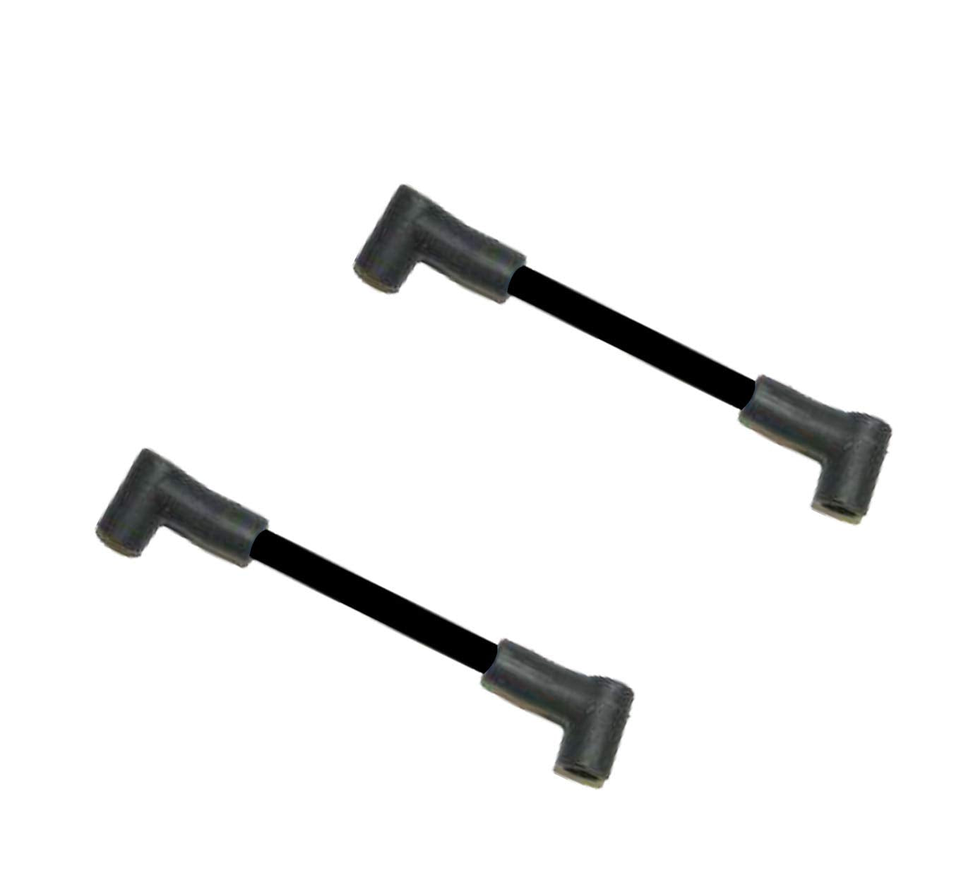 Partsrun 2Pcs Performance Premium Marine Spark Plug Wire 6'' For Omc Johnson Evinrude Spark Plug Wire Leads Sierra 18-8816-1 Zf4