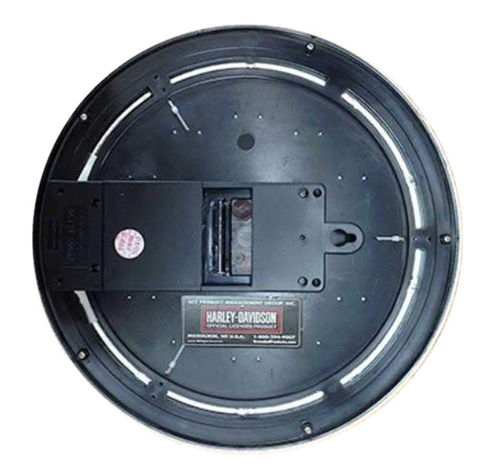 Harley-Davidson Essential Bar & Shield Neon Clock