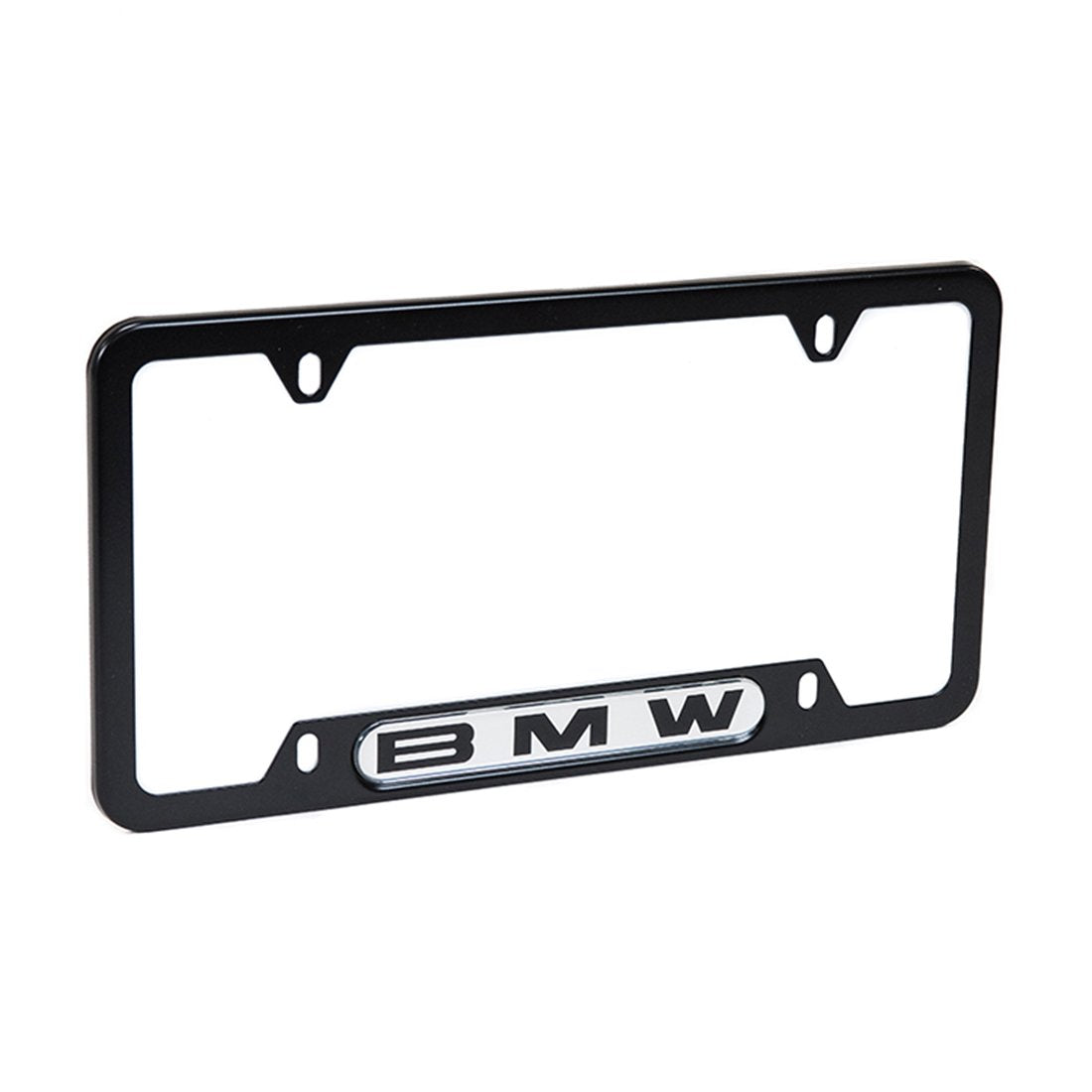 Bmw License Plate Frame Wording (Black)