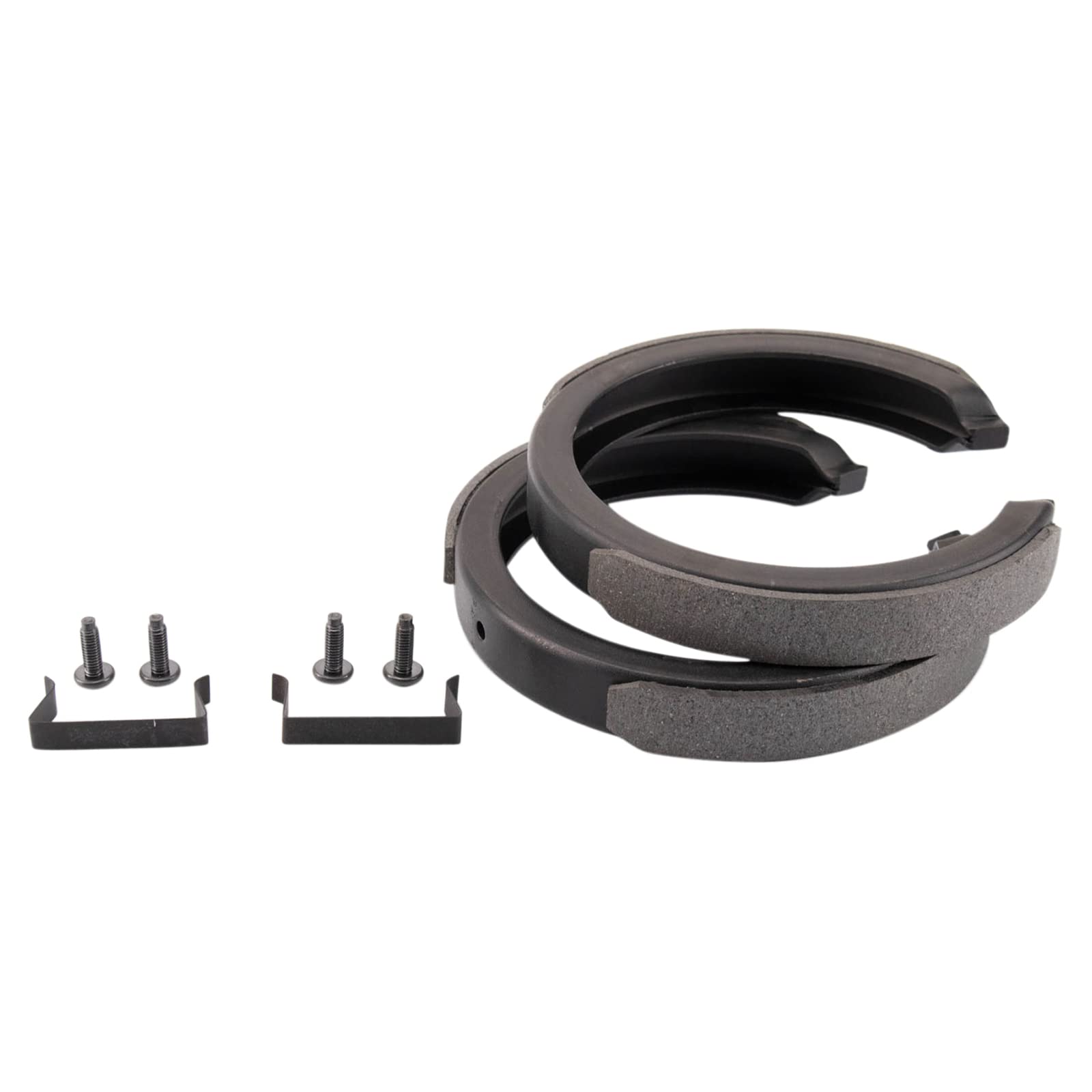 Trq Rear Brake Pad & Rotor Kit Brake Pads Brake Rotor Parking Brake Shoe Set Ceramic Compatible With 2002-2004 Oldsmobile Silhou