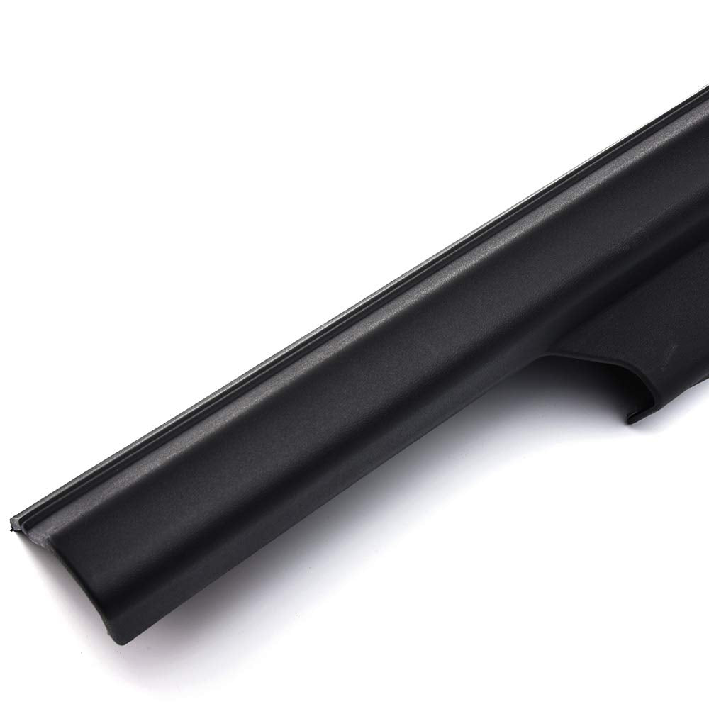 PIT66 Black Trail Armor Rocker Panel, Compatible with 1999-2006 Silverado/Sierra 1500, 99-04 Silverado/Sierra 2500, 01-06 Silver