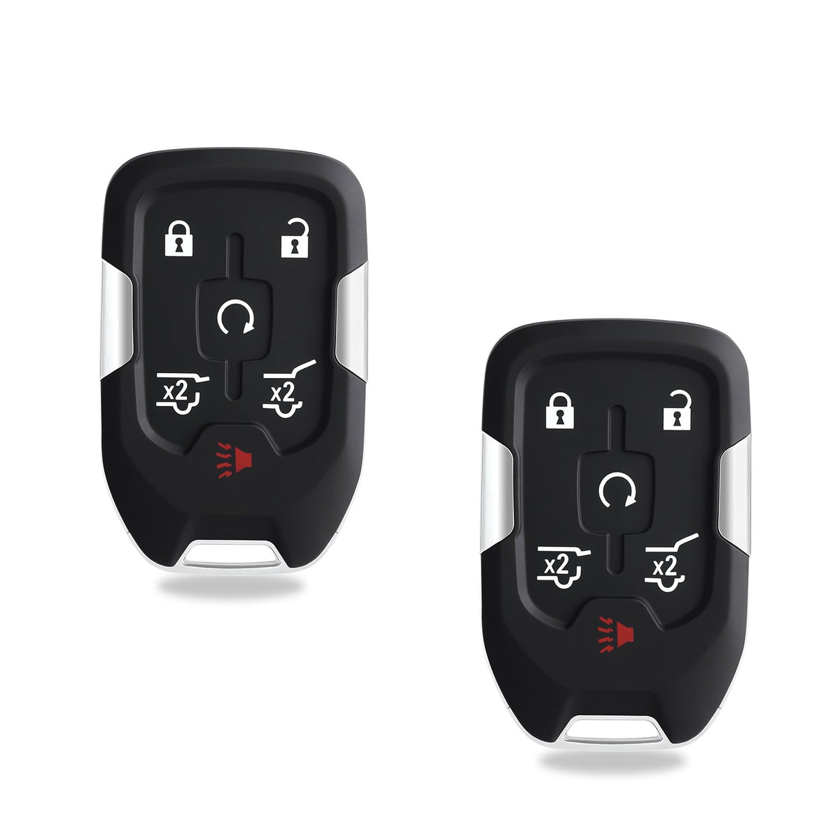 HelloAuto Key Fob Shell Fit for Chevy Tahoe Suburban 2015-2020, for GMC Yukon Denali XL Key Fob Replcaement Cover, KeyFobs Case 