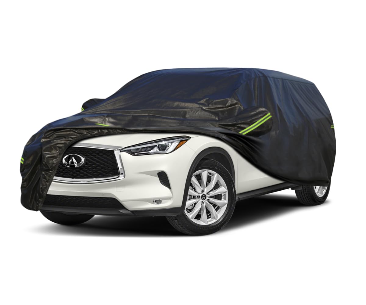 Koukou Waterproof Suv Car Cover Suitable For Infiniti Qx50 From 2013 To 2025, 7 Layers Windproof All Weather Waterproof Outdoor