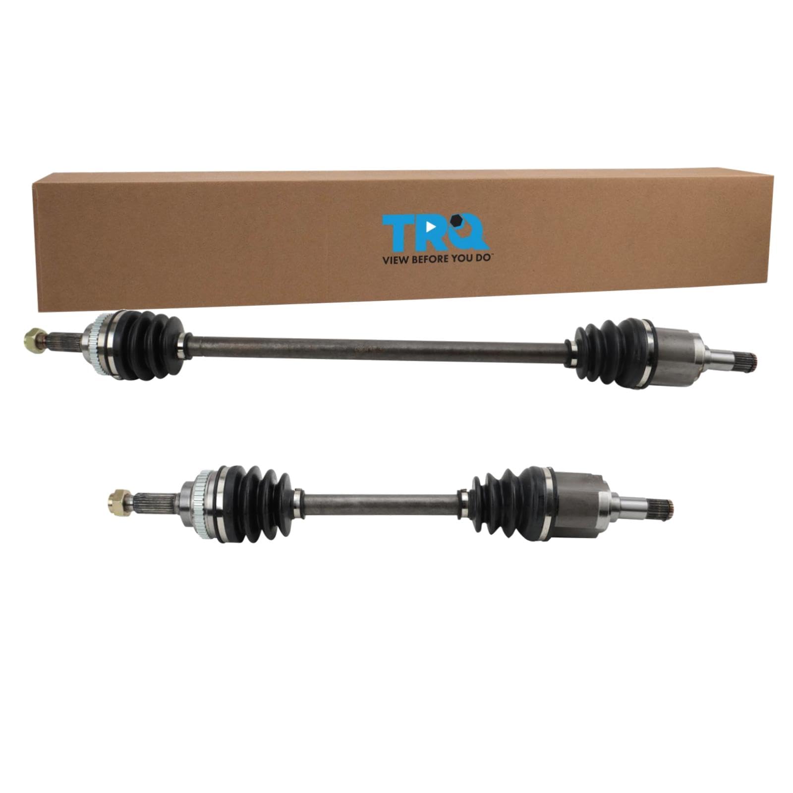 Trq Front Cv Axle Shaft Assembly Set Compatible With 2001-2005 Kia Rio