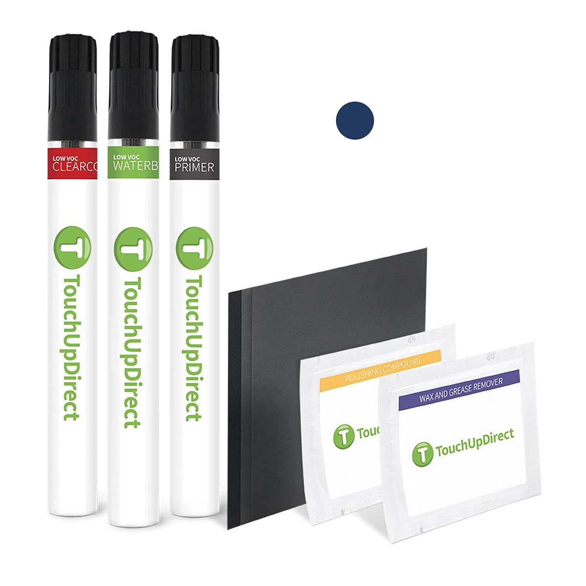 Touchupdirect 359/5359 Capri Blue Metallic Compatible With Mercedes-Benz Exact Match Touch Up Paint Brush - Platinum Kit