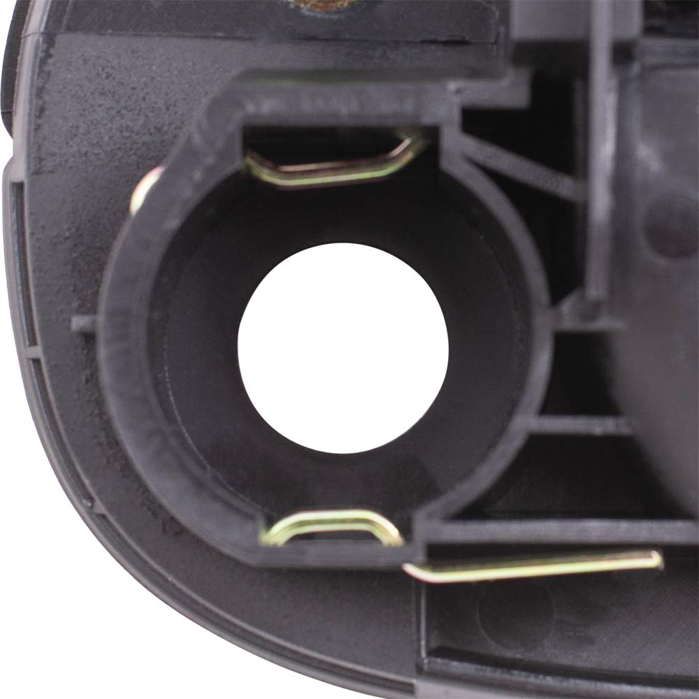 AutoandArt Brock Replacement Driver and Passenger Front Outside Outer Textured Door Handles compatible with Pickup Truck 55275023 55275022