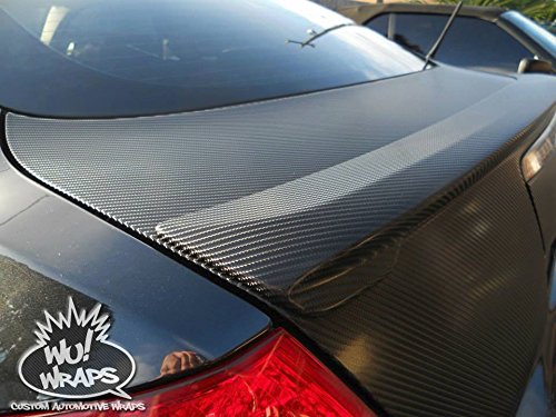 VViViD Black True R Carbon Fiber Vinyl Wrap Roll with Air Release Technology (15 Foot by 5 Foot)