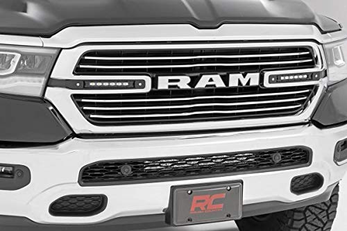 Rough Country Dual 6'' Led Grille Kit (Fits) 2019-2021 Ram Truck 1500 | (2) Slimline Light Bars | Bs | 70783