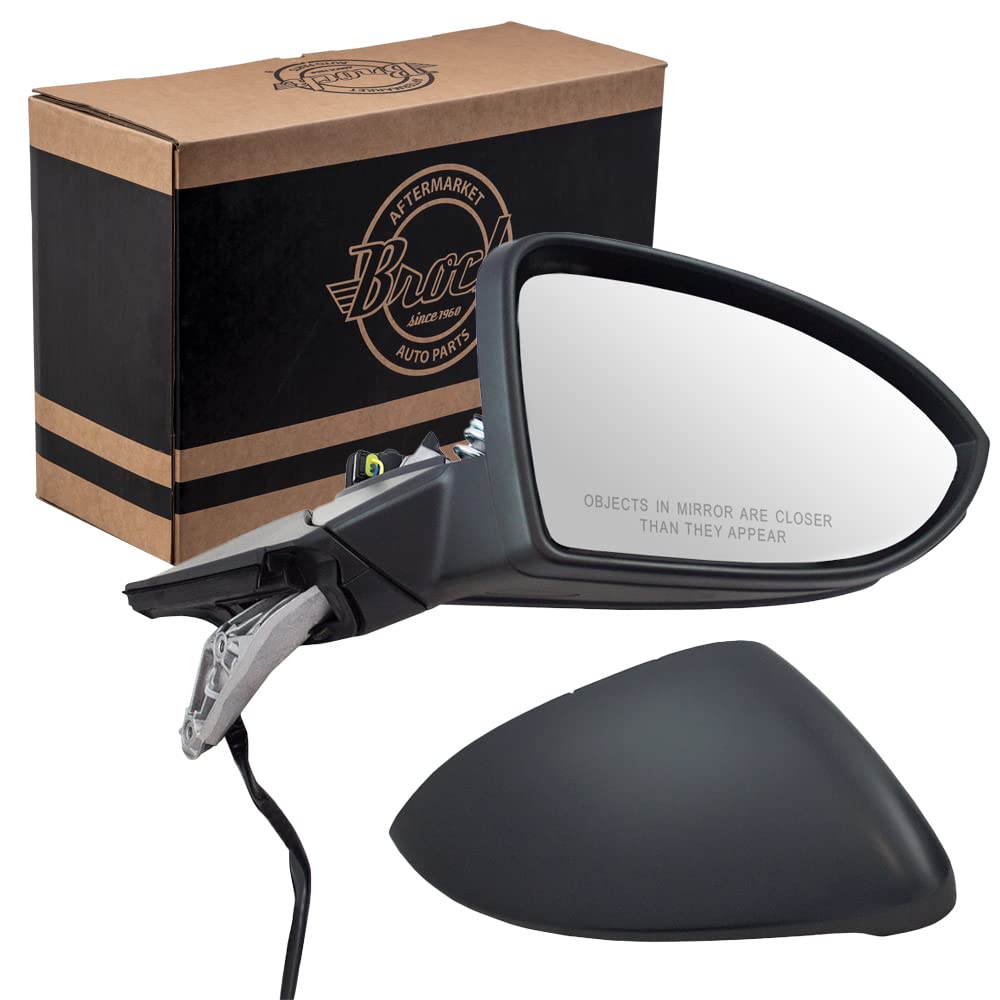 Brock Replacement Passengers Power Side View Mirror Heated Signal Compatible With 2015 2016 2017 2018 2019 Golf & Gti 5Gm 857 50
